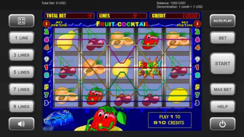 Play Fruit Cocktail Slot