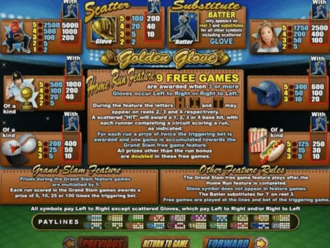 Play Golden Glove Slot