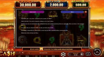 Play Kanga Cash Slot