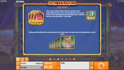 Play King Colossus Slot
