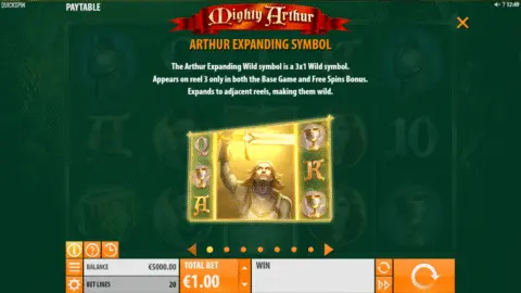 Play Mighty Arthur Slot