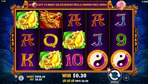 5 Lions Slot Game