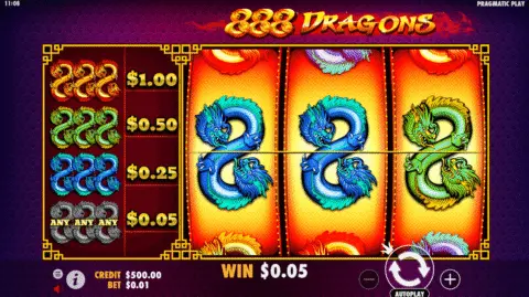 888 Dragons Slot Game Free Spins