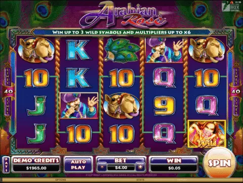 Arabian Rose Slot Game Free Spins