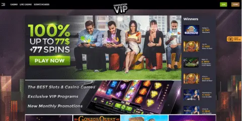 Generation Vip Casino Free Spins