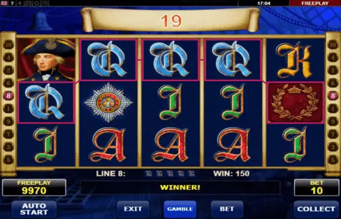 Admiral Nelson Slot Game Free Spins