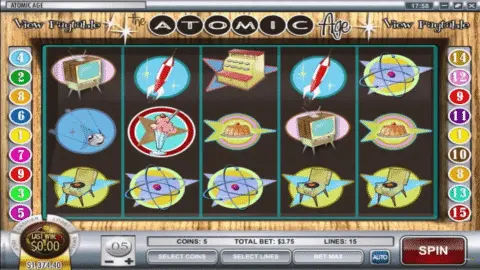 Atomic Age Slot Game Free Spins