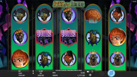 Attack Of The Zombies Slot Game Free Spins