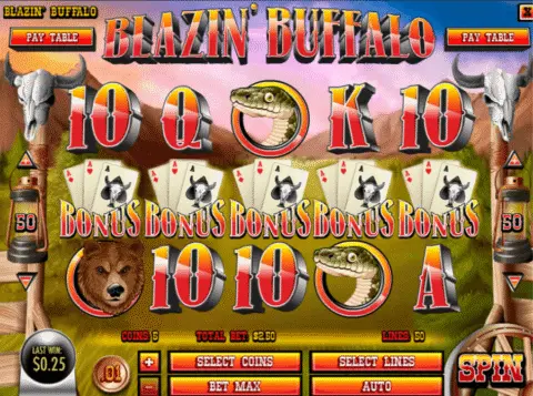 Blazin’ Buffalo Slot Game Free Spins