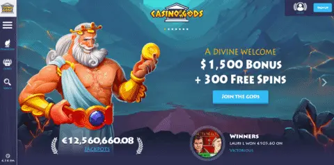 Casino Gods Free Spins