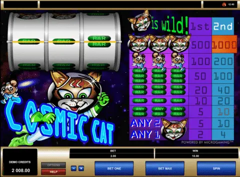 Cosmic Cat Slot Game