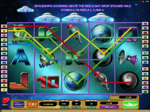Cosmic Invaders Slot Game