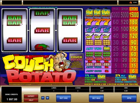 Couch Potato Slot Game
