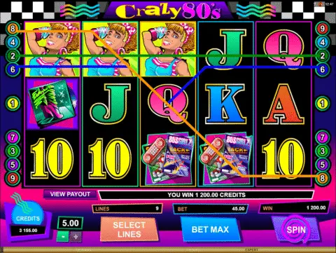 Crazy 80s Slot Game