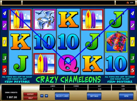 Crazy Chameleons Slot Game