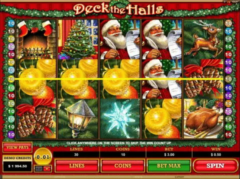 Deck The Halls Slot Game