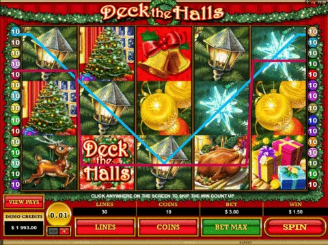 Deck The Halls Slot Game Free Spins