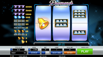 Diamonds Are Forever 3 Lines Slot Game