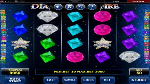 Diamonds On Fire Slot Game