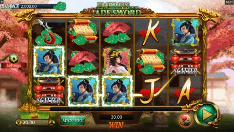 Empress Of The Jade Sword Slot Game