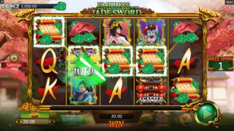 Empress Of The Jade Sword Slot Game Free Spins
