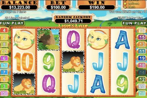 Lion’s Lair Slot Game