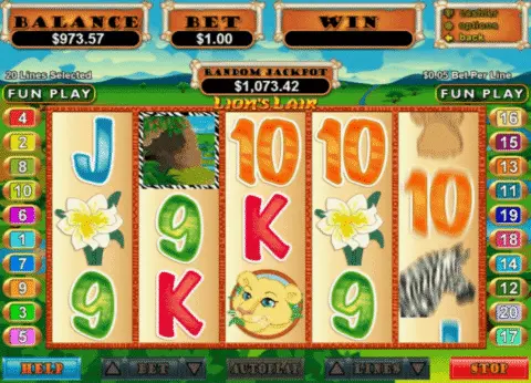 Lion’s Lair Slot Game Free Spins