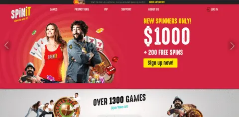 Spinit Casino Free Spins