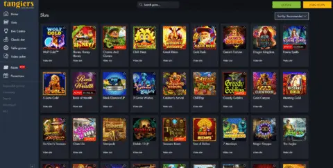 Tangiers Casino Online Slots