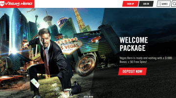 Vegas Hero Casino Free Spins