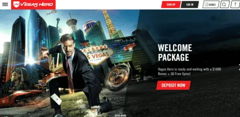 Vegas Hero Casino Free Spins