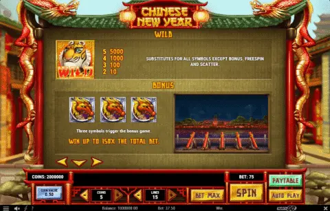 Play Chinese New Year Slot