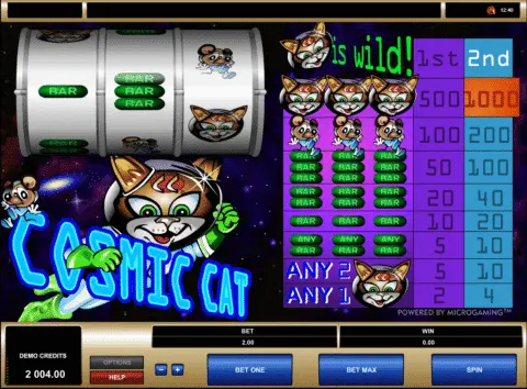 Play Cosmic Cat Slot