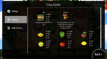 Play Crazy Starter Slot