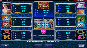 Play Diamond Cats Slot