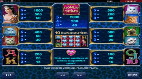 Play Diamond Cats Slot