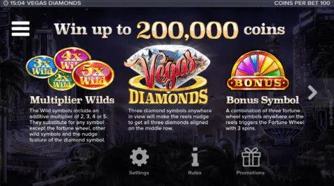 Play Diamond Vegas Slot