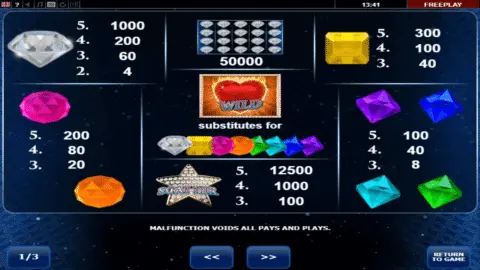 Play Diamonds On Fire Slot