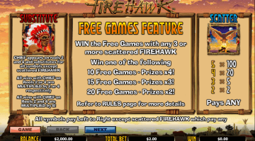 Play Fire Hawk Slot