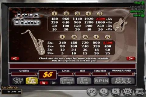 Play Jazz Time Slot