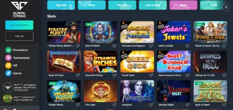 Buran Casino Slot Games