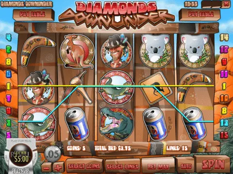 Diamonds Downunder Slot Game Free Spins