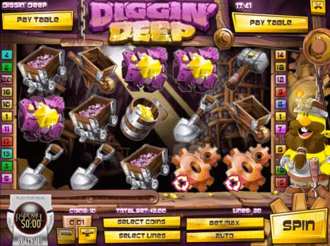 Diggin’ Deep Slot Game Free Spins