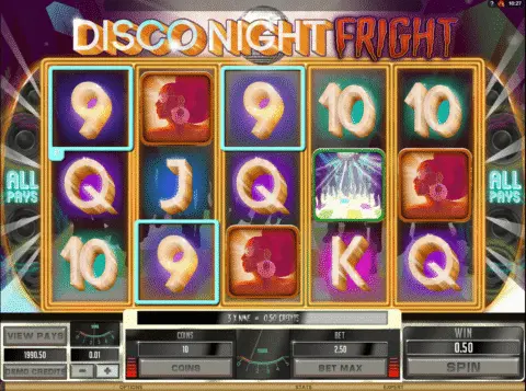 Disco Night Fright Slot Free Spins