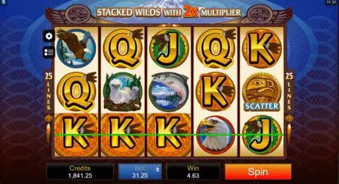 Eagles Wings Slot Game Free Spins