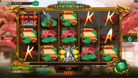 Empress Of The Jade Sword Slot Game