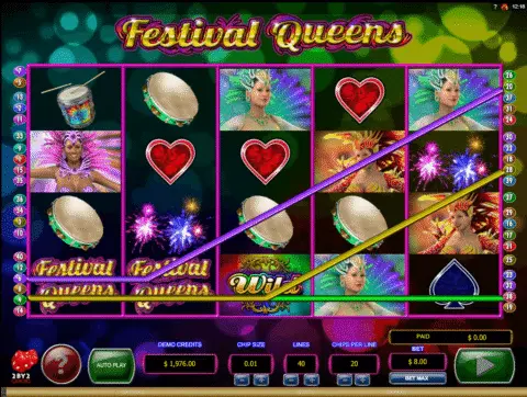 Festival Queens Slot Game Free Spins