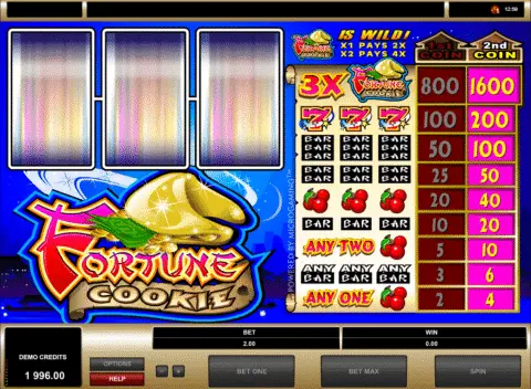 Fortune Cookie Slot Game Free Spins