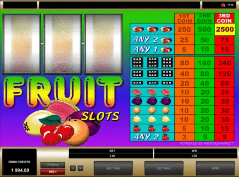 Fruit Slots Slot Game Free Spins