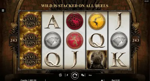 Game Of Thrones (243 Ways) Slot Game Free Spins